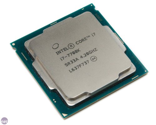 intel core i7 7th Gen cpu